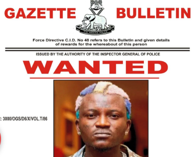 Controversial singer Portable wanted by Ogun State Police