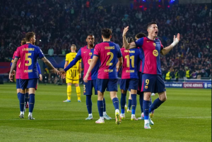 Robert Lewandowski Barcelona Champions League exploits make history