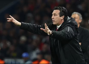 Emery Aston Villa PSG Champions League