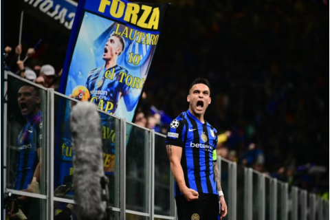 Inter Milan drew 2-2 with Bayern Munich to win 4-3