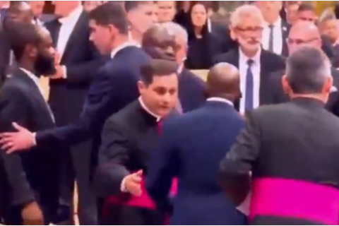 Seyi Tinubu blocked by Vatican officials from greeting Pope Leo XIV