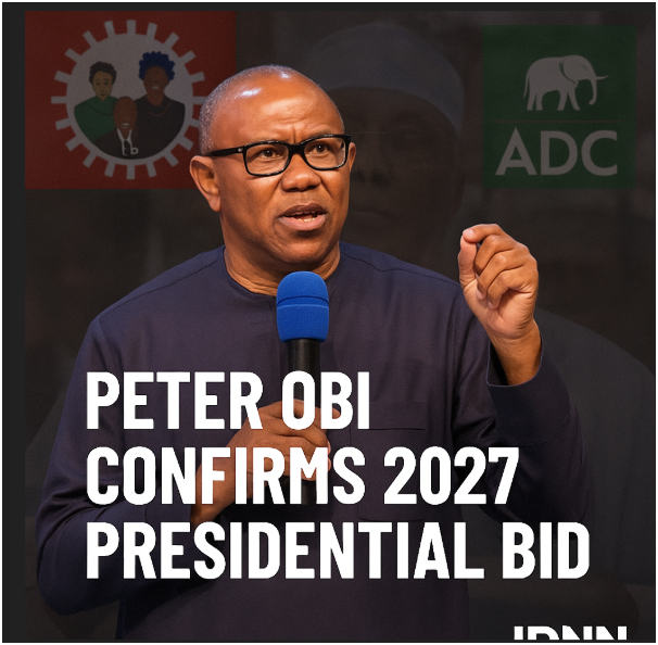 Peter Obi 2027 presidential bid