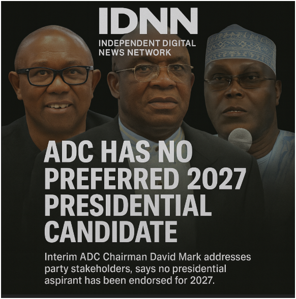 David Mark, has clarified that the party has not endorsed any presidential aspirant
